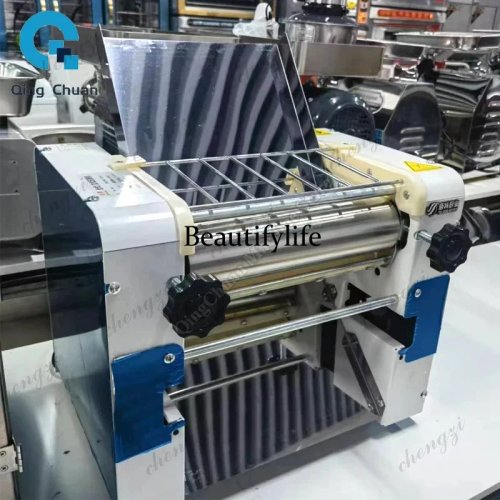 전동 국수 제조기 2200W 스테인리스 스틸 300mm 폭 롤러 반죽 프레스 파스타 업소용 반죽 만두 국수 메이커