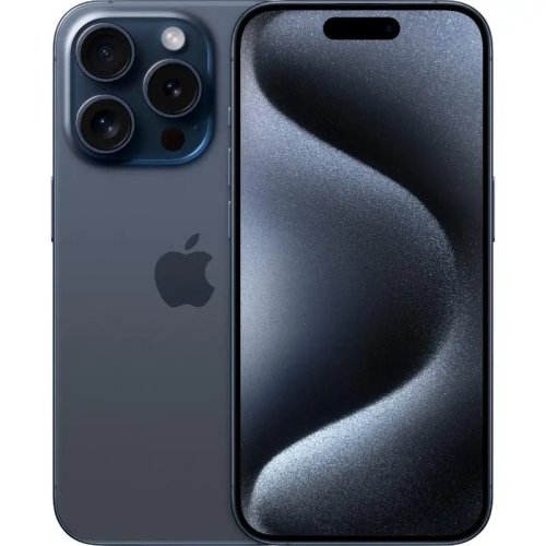 Apple iPhone 15 Pro A2848 (Desbloqueado) 128 GB Titânio Azul – Recondicionado, estado excelente
