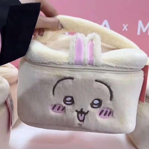 ちいかわ ぬいぐるみ ポーチ かわいいコスメ収納 ハチワレ うさぎ 携帯トラベル トラベルポーチ カワイイ ハロウィン ギフト 女の子向け
