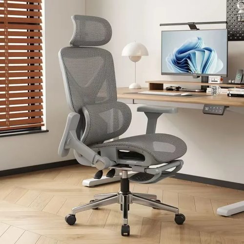 Ergonomic Gaming Chair with Lumbar Support – Comfortable Computer Office Chair, Durable Home Study Seat for Long Sitting