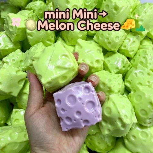Balle anti-stress mini cube de fromage squishy – Jouet fidget sensoriel ASMR anti-stress pour adulte, cadeau