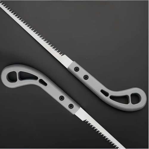Sierra de mano, sierra para jardín y carpintería 340 mm, mini sierra para cortar madera y paneles de pared