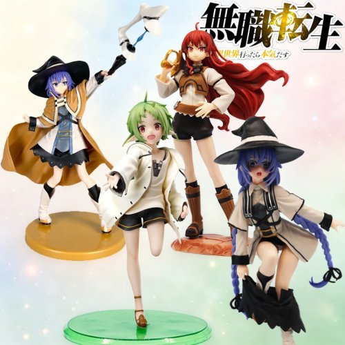 2026 Terbaru Mushoku Tensei: Jobless Reincarnation Roxy Migurdia Eris Greyrat Sylphiette Figure PVC Anime Statue Koleksi Hadiah