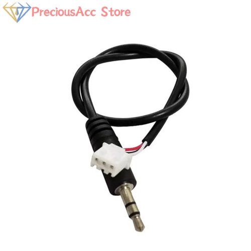 3,5mm AUX-audiokabel naar XH2.54 3-pins terminal, stereo verlengkabel stekker/bus voor versterker