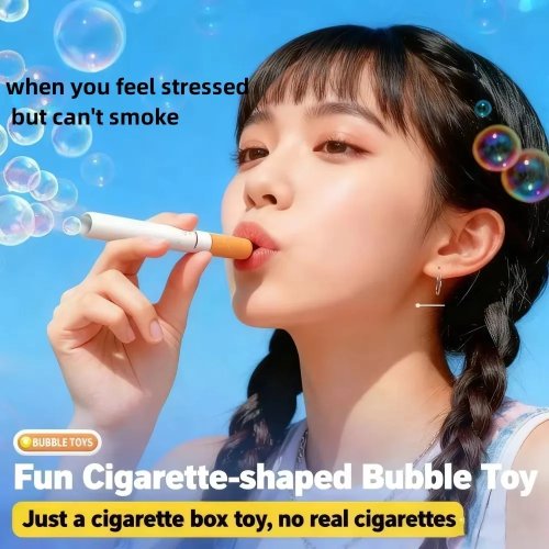 Paquet de cigarettes bulle en plastique fantaisie - Accessoire à cigarettes drôle cadeau d'anniversaire fête