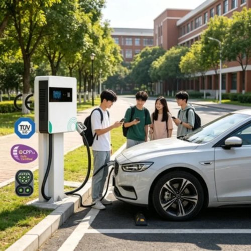 Commercial DC EV Charging Station 60kW 120kW 180kW 240kW OCPP App Control RFID Payment CCS2 Charger for Fleet Truck EV
