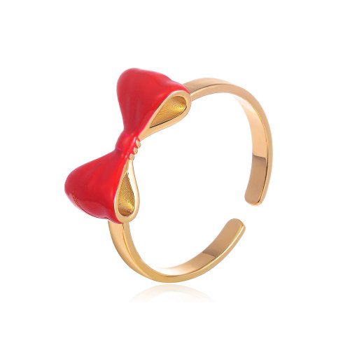 Bracciale rigido moda per bambine con inchiostro rosso – Regalo di compleanno per neonati