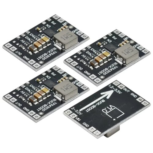 TPS63020/XL63020 3.3V 4.2V 5V Automatic Boost-Buck DC-DC Module for Lithium Battery, Low-Ripple Microcontroller Power Supply