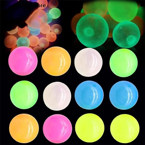 5/10 stuks Lichtgevende Plakballen – Fidget Sensorisch Speelgoed voor Stressverlichting, Wand- en Plafonddecoratie