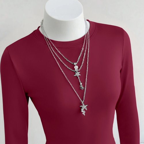 Top cropped a maniche lunghe per tutti i giorni, blusa girocollo morbida ed elastica per shopping e caffè