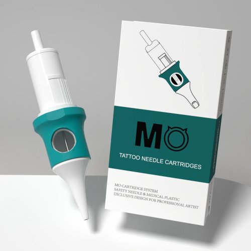 20 Stk. Tattoo Cartridge Nadeln mit Membransystem, Round Magnum RM 0,35 mm & 0,30 mm Einweg für Tattoo-Pen