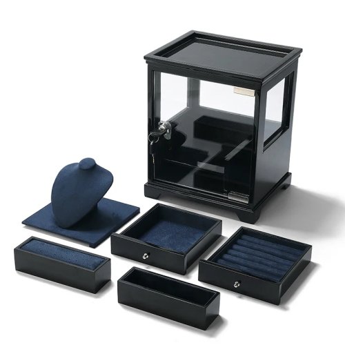 Bracelet Display Cabinet, Lockable Jewelry Exhibition Case