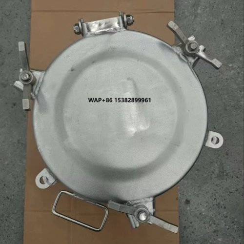 Tapa de alcantarilla de acero inoxidable de una sola capa