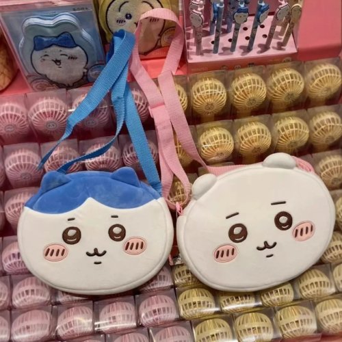 Borsa a tracolla Chiikawa Hachiware Usagi in peluche, borsa a spalla carina, regalo per amici