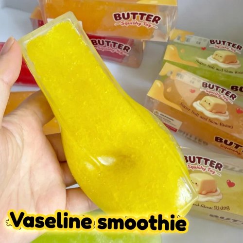 Juguete antiestrés squishy Vaseline Butter Stick hecho a mano – moldeable, sin rebote, ASMR