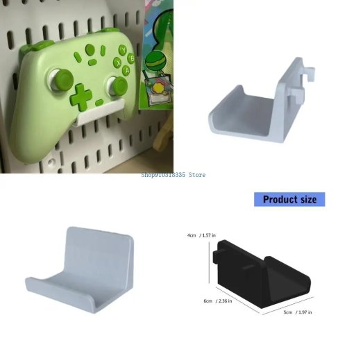 ที่แขวนจอยเกมแบบติดผนังสำหรับแผงเจาะรู อุปกรณ์เสริมเกม