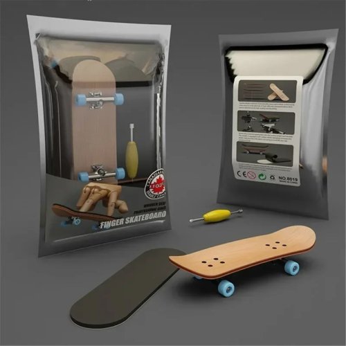 Mini Fingerboard de Bordo – Skate de Dedo para Secretária, Presente Divertido para Rapaz, Natal
