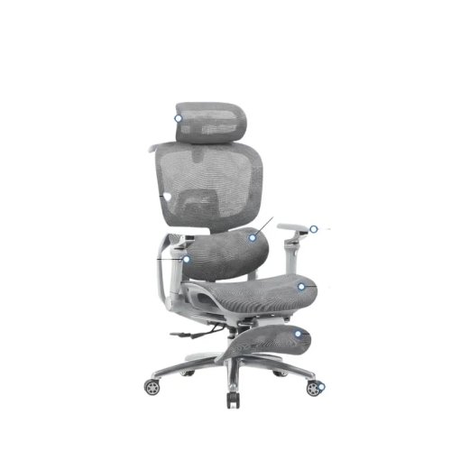 Kursi Kantor Ergonomis dengan Penyangga Lumbar Cerdas & Pengaturan Pneumatik Sinkron untuk Duduk Lama, Gaming & Belajar