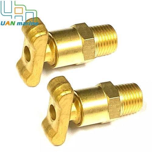 2개 실린더 블록 드레인 탭 Volvo Penta & MerCruiser용, 1/4" NPT 드레인 플러그 82745-1 22-16951Q1 18-4218 22-16951A1