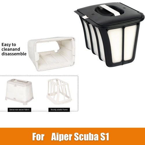 Tela de repuesto para canasta de filtro ultra fina, marco para canasta de filtro, tela de repuesto para robot de alberca Aiper Scuba S1 y 2026