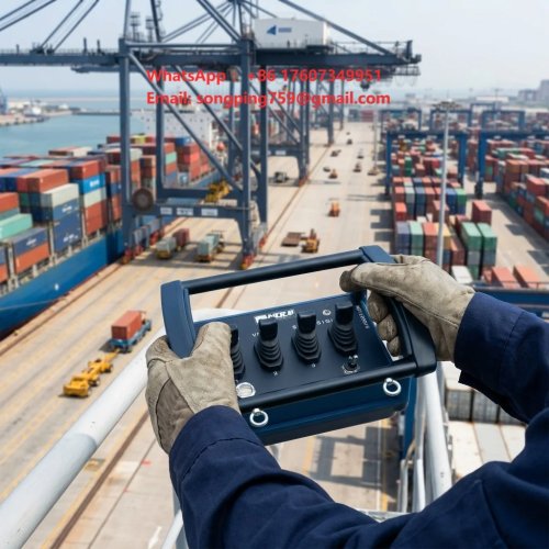 Industrielle Hydraulik-Funkfernsteuerung – wasserdichtes Set für Hafenkräne und marine Hebezeuge