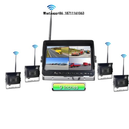 Kamera Samochodowa Bezprzewodowa AHD 9 cali 2,4 GHz 1080P Night Vision DVR