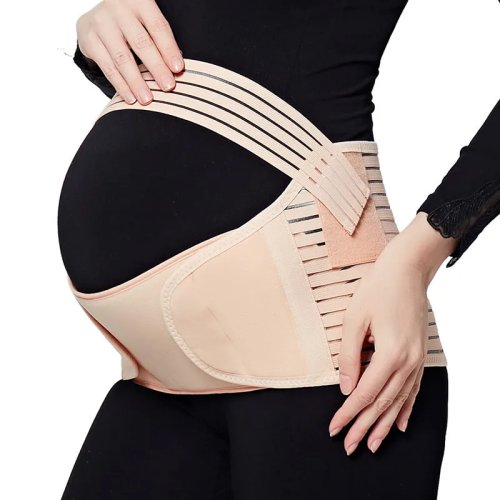 Fascia Maternità Prenatale - Traspirante, Regolabile, Supporto Addominale e Pelvico, Riduce l'Addome