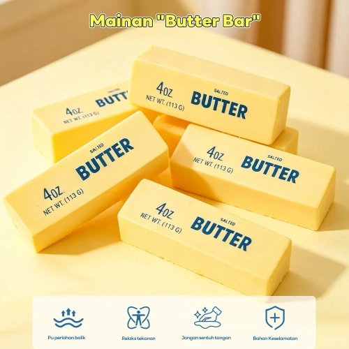 Stressabbau Fidget-Spielzeug Butter Stick Squishy Crunchy ASMR Squeeze Ball für Handentspannung