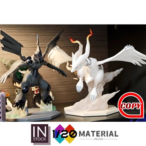 Em stock figura em resina 1/20 Scale World Reshiram e Zekrom – cópia BQG, Split RE-MENT