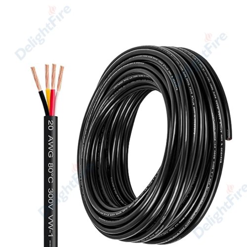 4-aderige veelkleurige mantelkabel 28-14AWG elektro-/audiokabel voor speakers, ledstrips en auto
