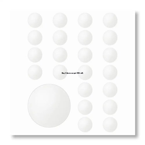 25 Pcs Self-Adhesive Mini Round Acrylic Mirror Tiles for Crafts, 4 Inch Diameter
