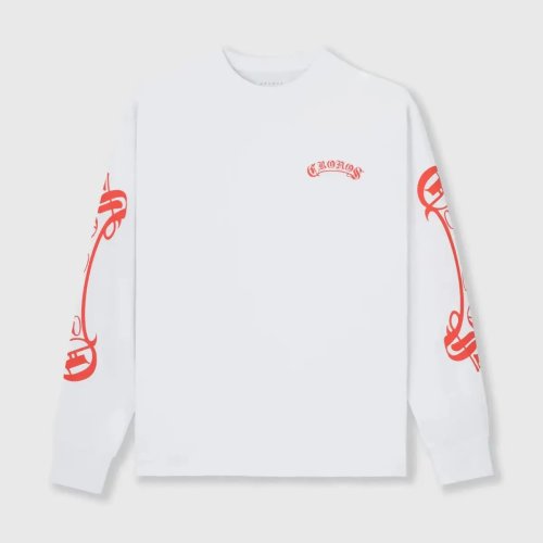 CRONOS Playera Hombre Manga Larga Estampado Letras Casual Holgada Y2K Vintage Streetwear
