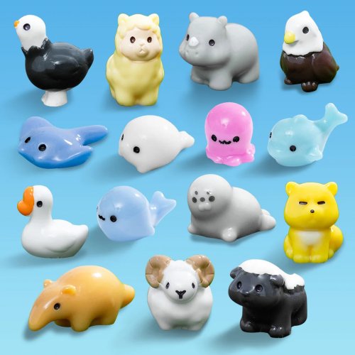 10 Stück Miniatur Tierfiguren - Feengarten Dekoration