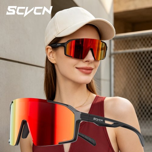 SCVCN Photochromic Outdoor Sports Sunglasses for Cycling, Bicycle, Hiking, Climbing, MTB – UV400 Eyewear for Men & Women