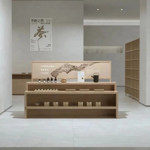 Nordic Creative Solid Wood Display Table for Clothing Store & Cosmetic Display