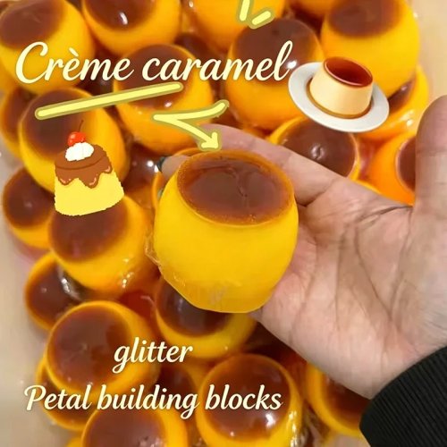 Fidget Toy Squishy Karamelpudding Knapperig - Vormbare Stressbal, ASMR Anti-Stress Cadeau