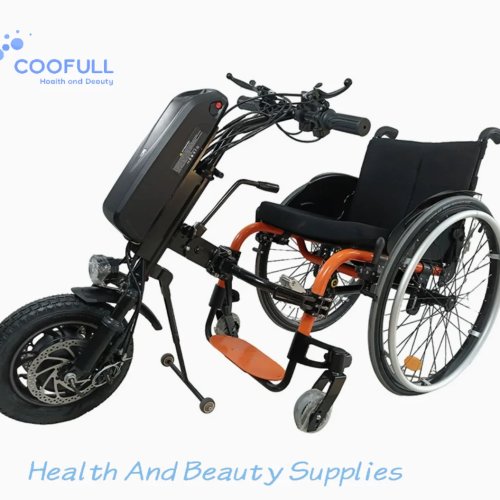 Coofull 휠체어 앞바퀴 전동 파워 어시스트 키트 36V 800W 리튬이온 배터리 300kg 하중 간편 장착 모터 구동