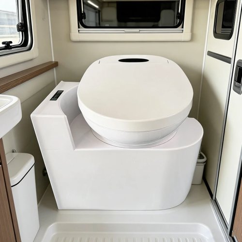 Toilette compostante da esterno Airow di alta qualità, toilette biodegradabile a basso consumo