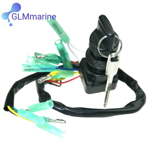 Contacteur d'allumage avec clé pour Yamaha 75 85 115 150 CV 2/4 temps boîtier de commande hors-bord 703-82510-43-00 MP51040