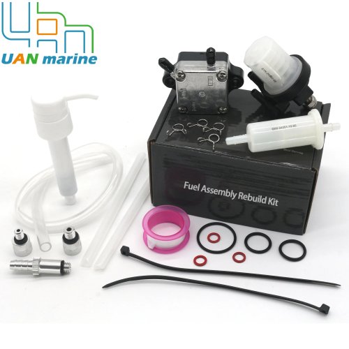 8M0039790 Outboard Fuel Assembly Repair Kit for Yamaha 4-Stroke 9.9/15 HP Motor - Replaces 66M-24410-00, 61N-24560-00, 65W-24251-00