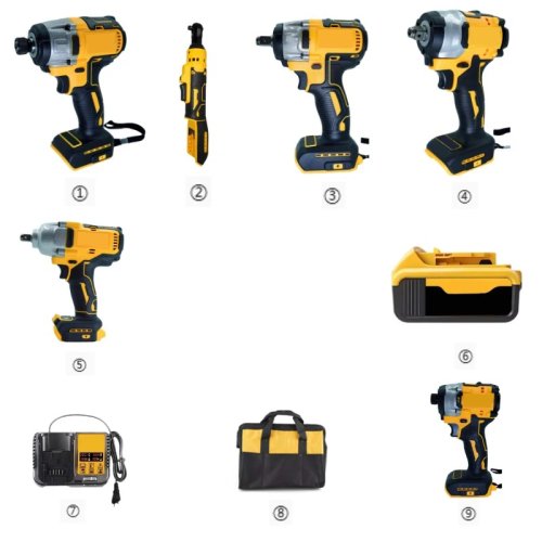 20V Max Avvitatore a impulsi brushless Set combinato, kit attrezzi per riparazioni auto – Diretto dalla fabbrica