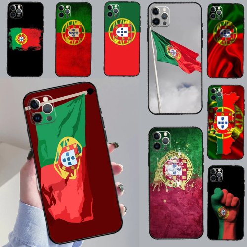 Чехол для iPhone с флагом Португалии для iPhone 14 Pro Max 16 15 11 12 13 17 Pro Max Mini 15 16 Plus 16e 17 Air