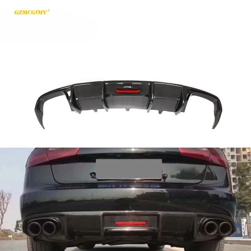 Hochwertiger Carbon Heckschürzen-Diffusor für Audi A6 C7 2016-2018