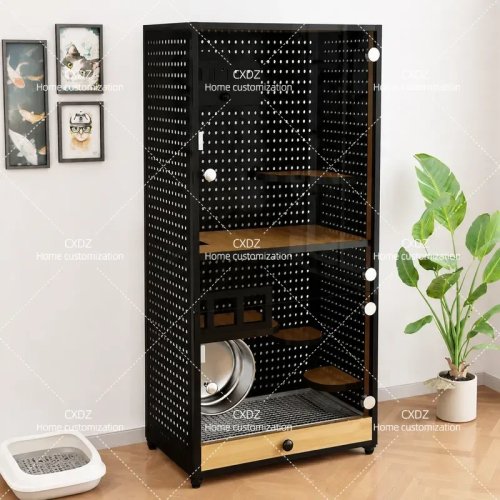 Oversized Luxury Chinchilla Cage for Hamster Sugar Glider Mouse with Flower Branch Movable Design for Villa Household Pet