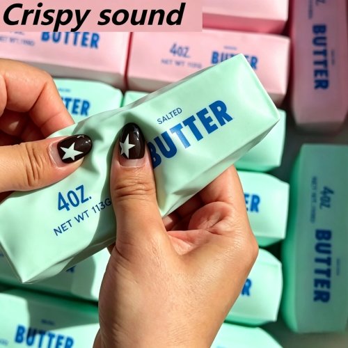 Mainan Fidget Stress Ball Squishy Butter Stick, Mainan Squeeze Crunchy ASMR Anti Stress, Relaksasi Tangan, Hadiah