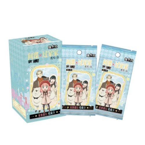 Kartu Trading Spy x Family Blind Bag - Anya & Yor Family Trip Koleksi Card Game Anime Merchandise Hadiah Kejutan untuk Penggemar