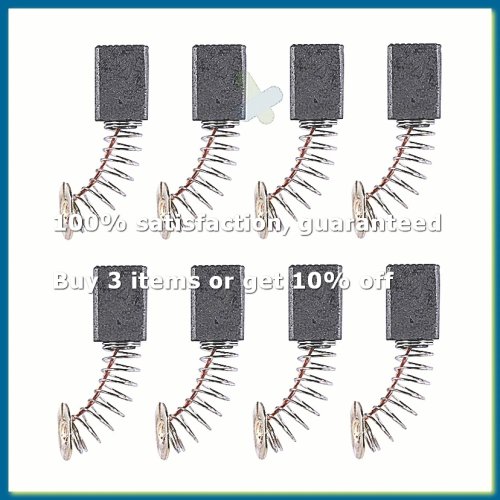 8 piezas Escobillas de carbón para esmeriladora angular 12x9x6mm CB411-A62I