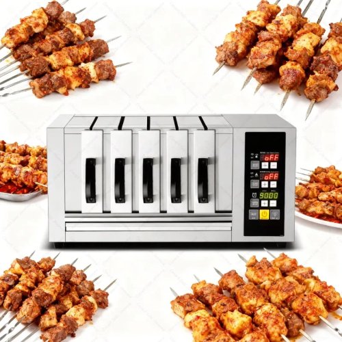 RVS Elektrische Buiten BBQ Grill Tafelbarbecue voor Steak