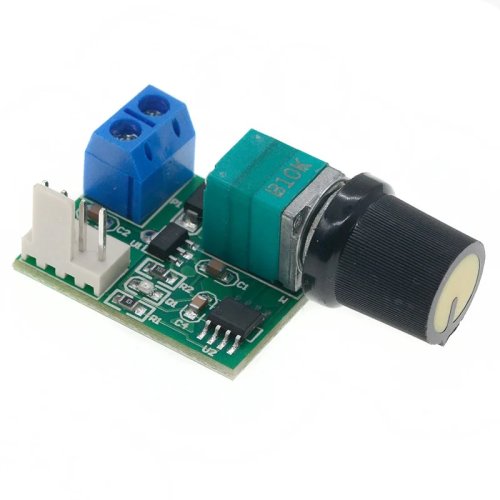 Bộ điều khiển tốc độ quạt PWM DC12V có công tắc, 4 chân 1 kênh, công suất thấp, êm ái cho quạt thùng máy tính