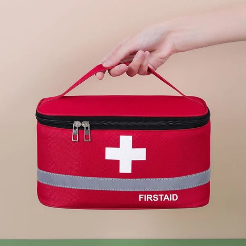Bolsa médica portátil, organizador de medicamentos de viaje, botiquín para casa y viaje